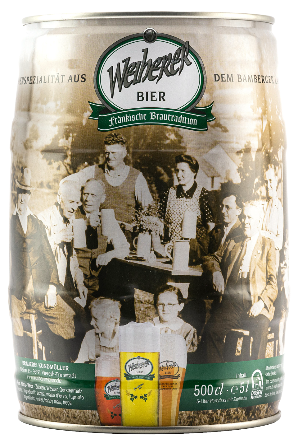 Weiherer Kellerbier - Partyfass