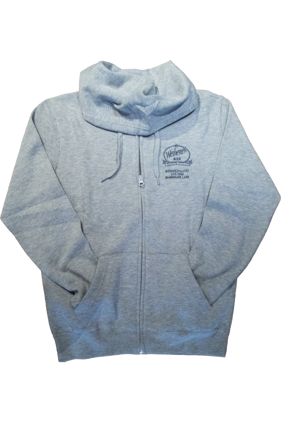 Sweat-Jacke Weiherer Bier, grau